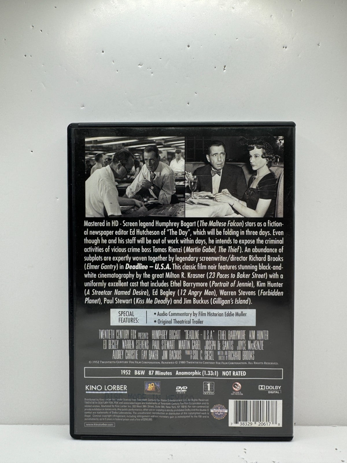 Deadline U.S.A. (DVD) Drama Kino Lorber