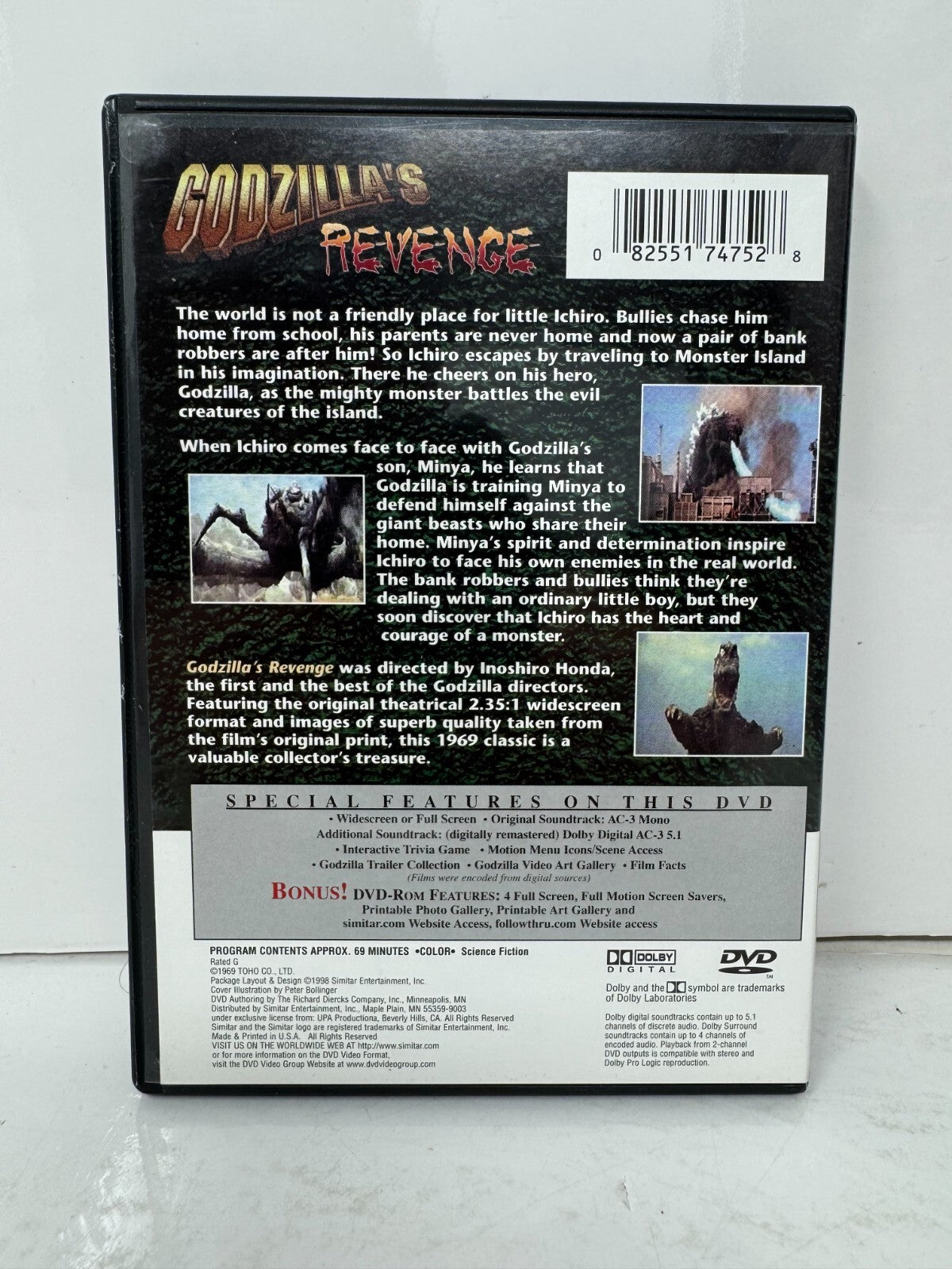 Godzilla's Revenge (DVD) Fantasy Good Condition!!!
