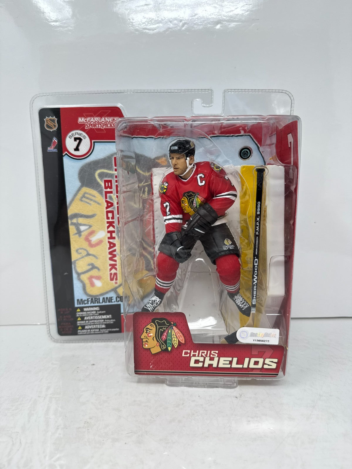 McFarlane NHL Chris Chelios Chicago Blackhawks Series 7 Chase Variant Figure