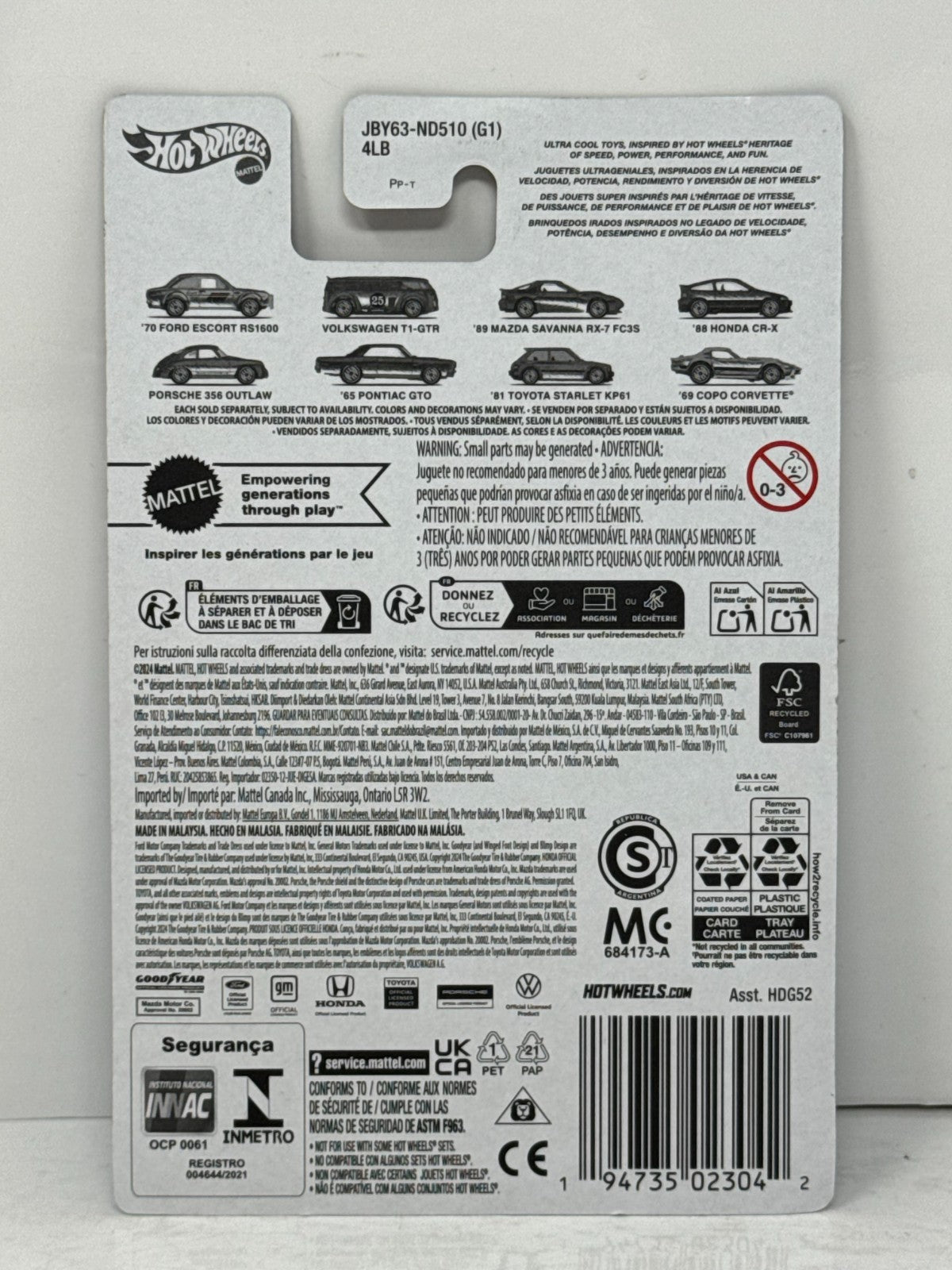 Hot Wheels Ultra Hots 1988 Honda CR-X 1:64 Diecast