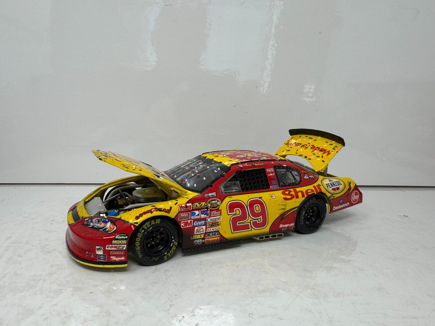 Motorsports Authentics Nascar #29 Kevin Harvick Daytona Raced Win 1:24 Diecast