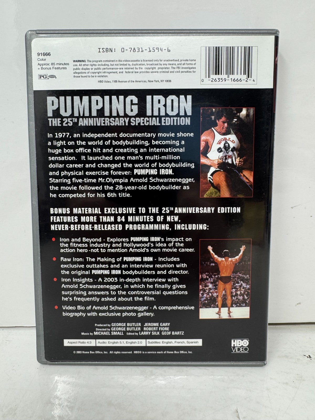 Pumping Iron (DVD) Documentary Good Condition!!!