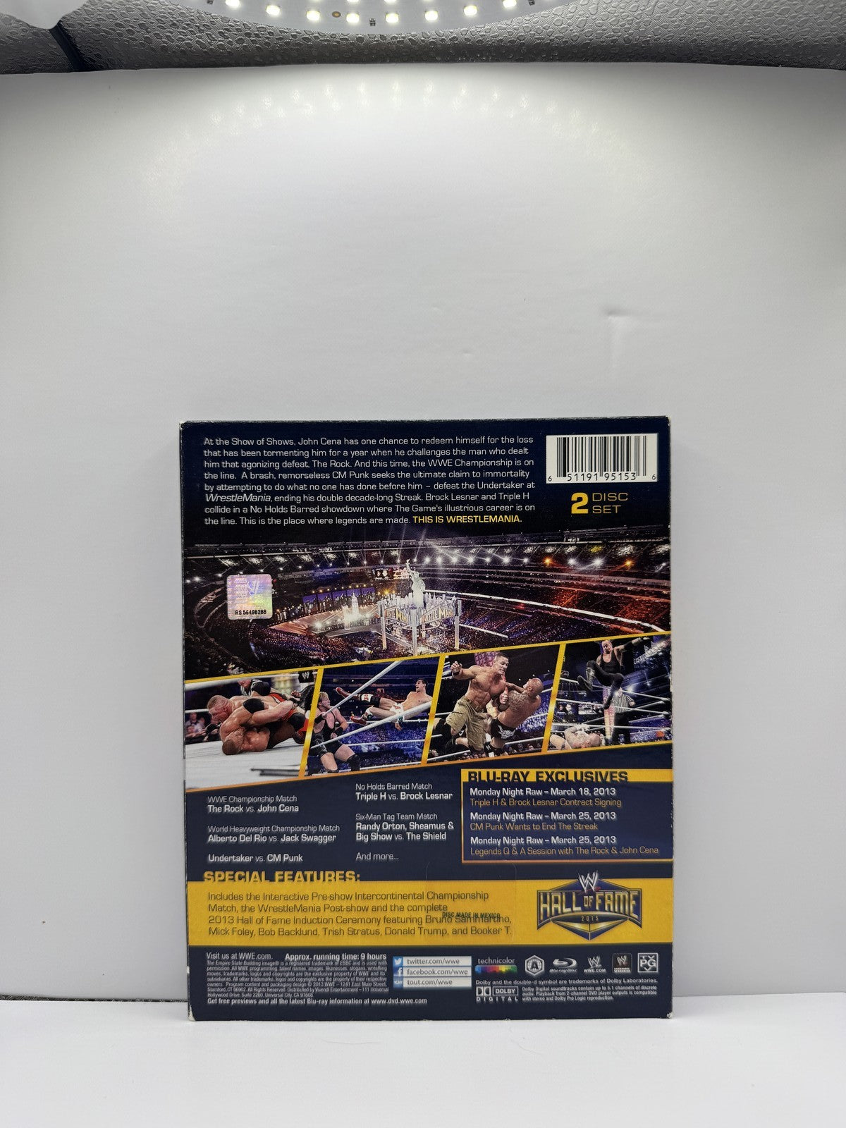 WrestleMania 29 (Blu-ray) WWE Wrestling