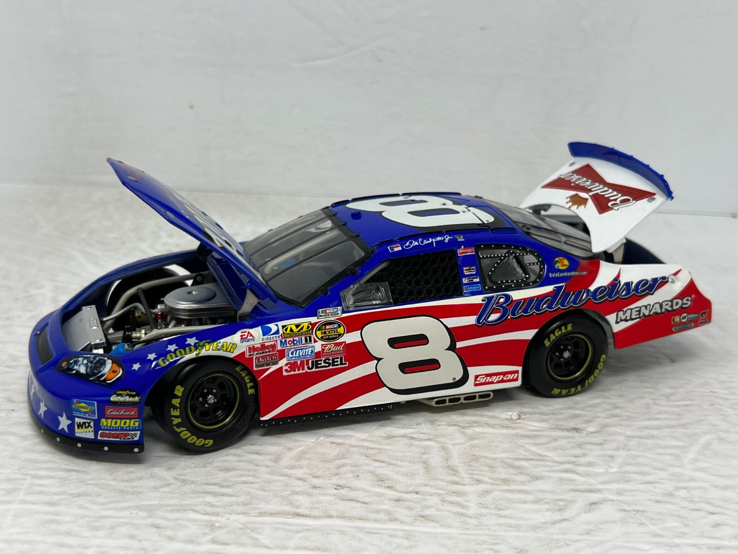 Motorsports Authentics #8 Dale Earnhardt Jr. Bud Stars and Stripes 1:24 Diecast