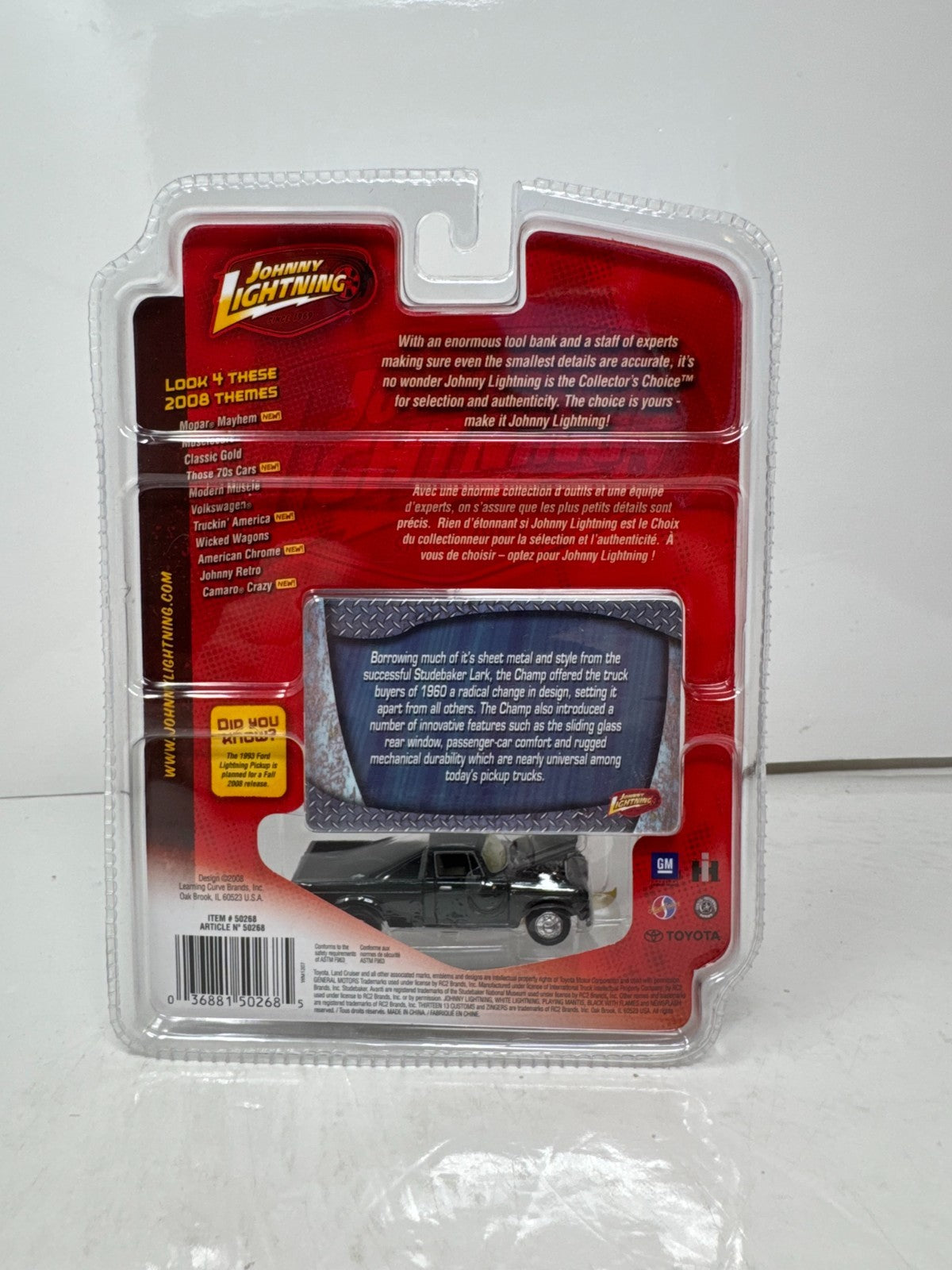 Johnny Lightning Truckin' America 1960 Studebaker Champ Pickup 1:64 Diecast