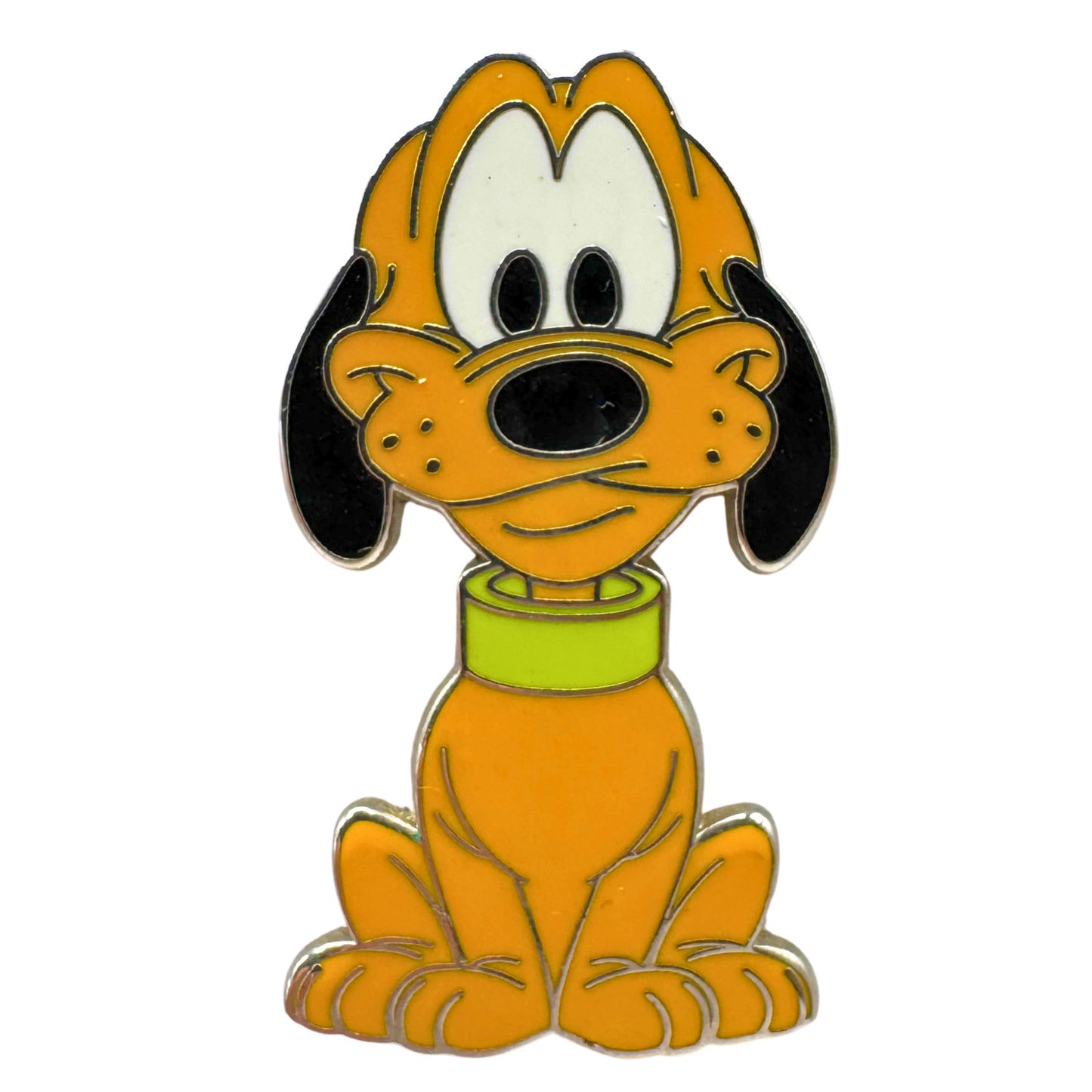 Disney Pluto Big Head Art Booster Trading Pin DC1S10