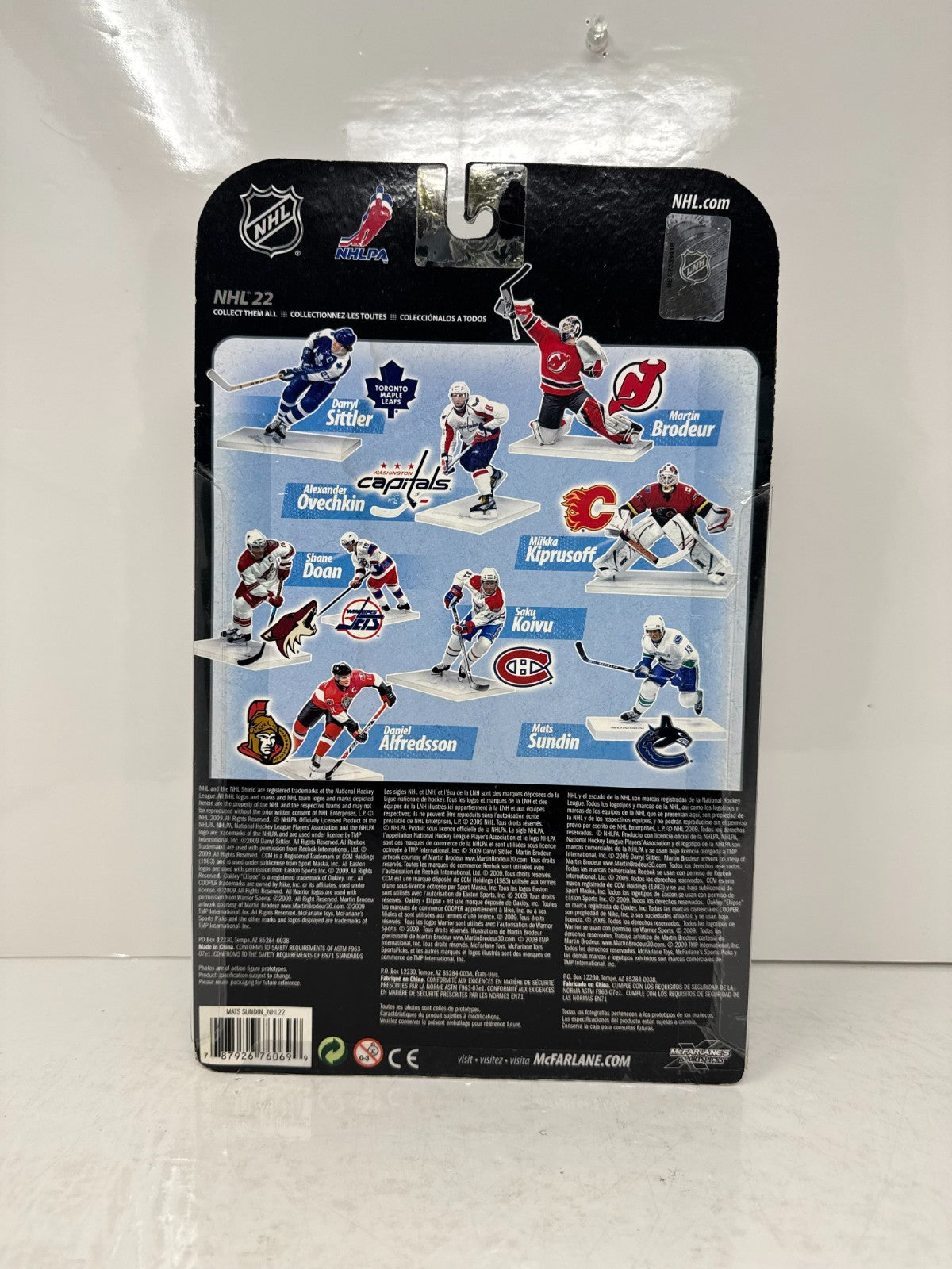 McFarlane NHL Mats Sundin Vancouver Canucks Series 22 Figure