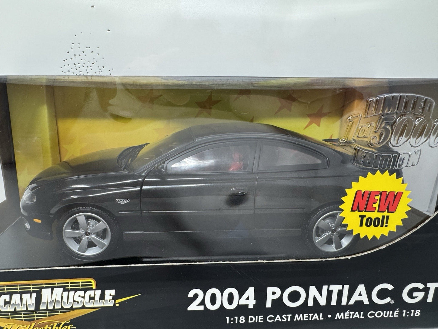 American Muscle 2004 Pontiac GTO Ertl 1:18 Diecast Black 1 of 5000 Limited