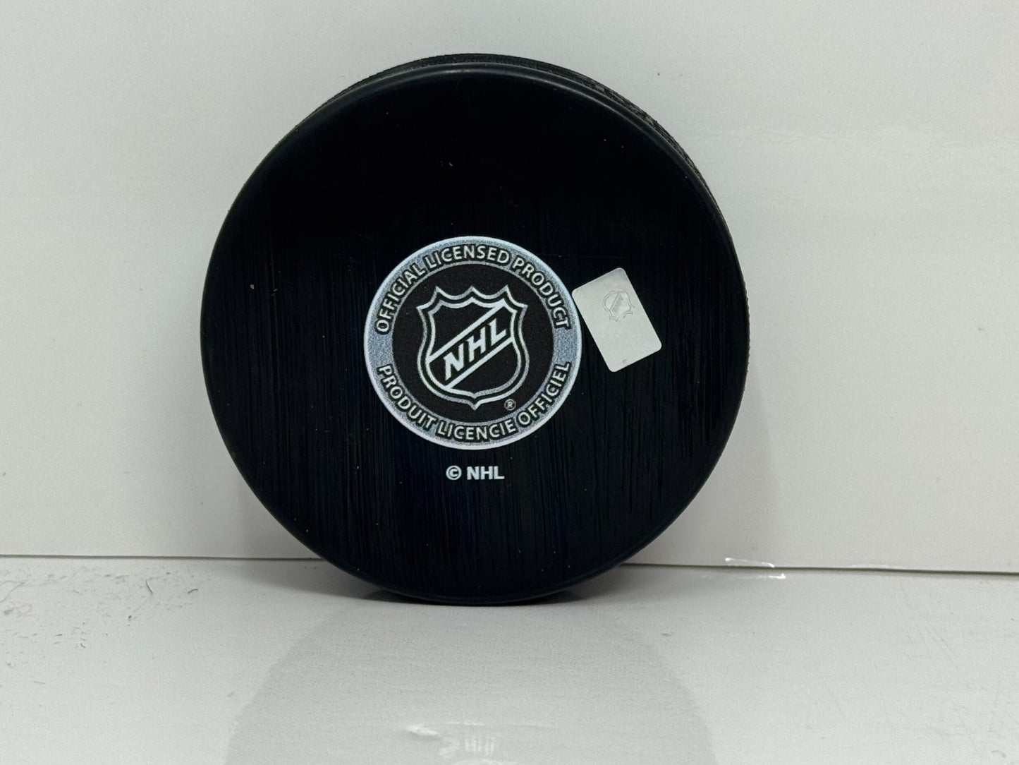 Owen Nolan San Jose Sharks Signed NHL Autograph Puck Silver Auto