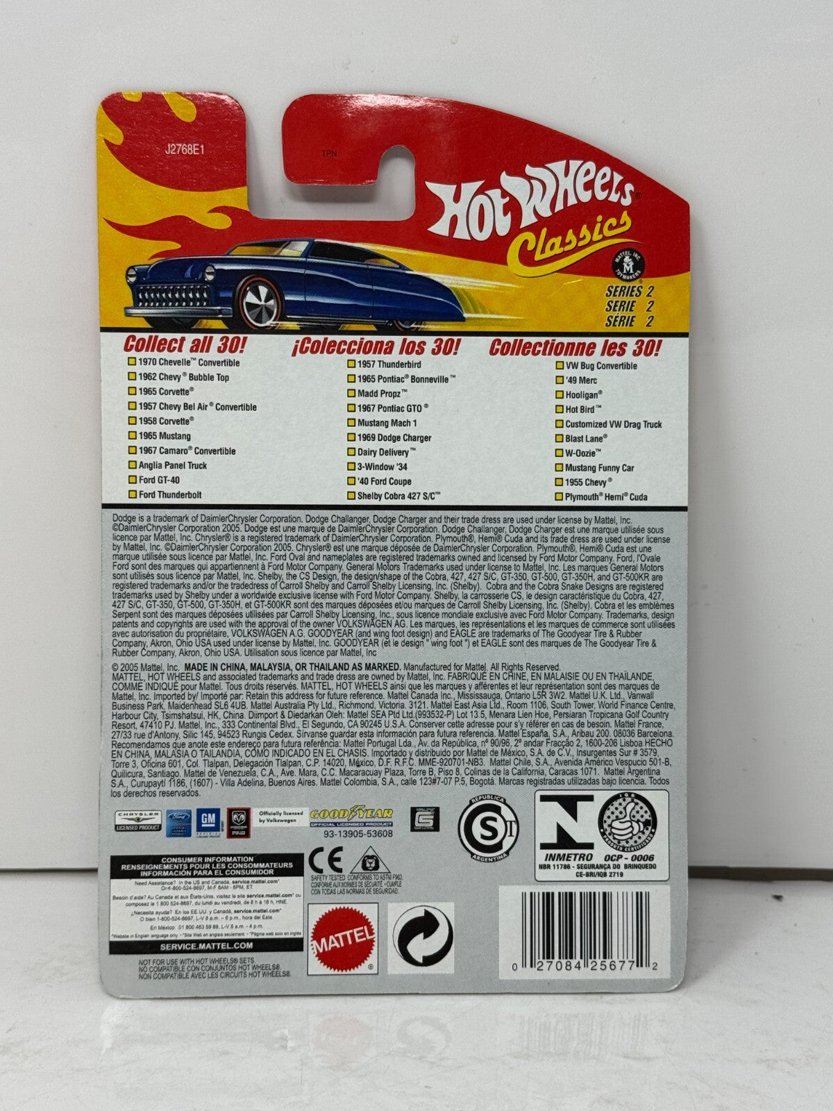 Hot Wheels Classics 1965 Pontiac Bonneville Series 2 Luxury Sedan 1:64 Diecast