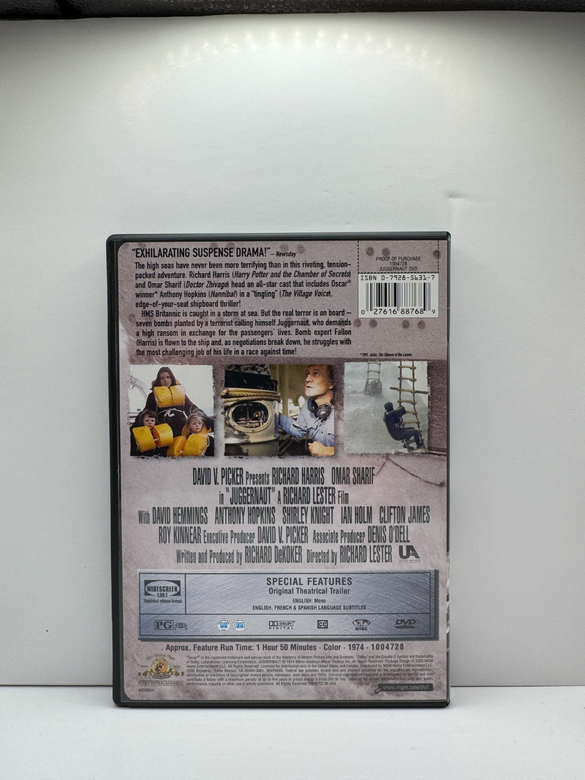 Juggernaut (DVD) Richard Harris Thriller