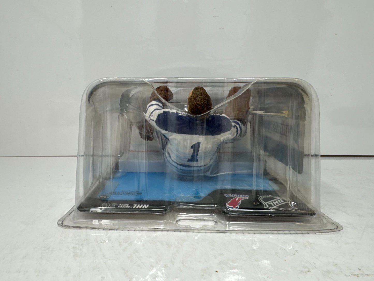 Mcfarlane NHL Johnny Bower Toronto Maple Leafs White Jersey Series 32 Figure