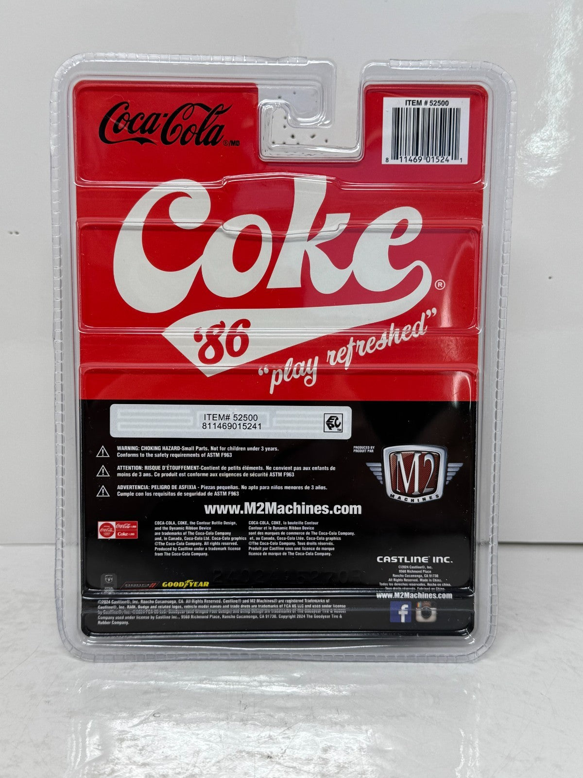 M2 Machines Coca-Cola 1979 Dodge 150 Macho Power Wagon CHASE 1:64 Diecast