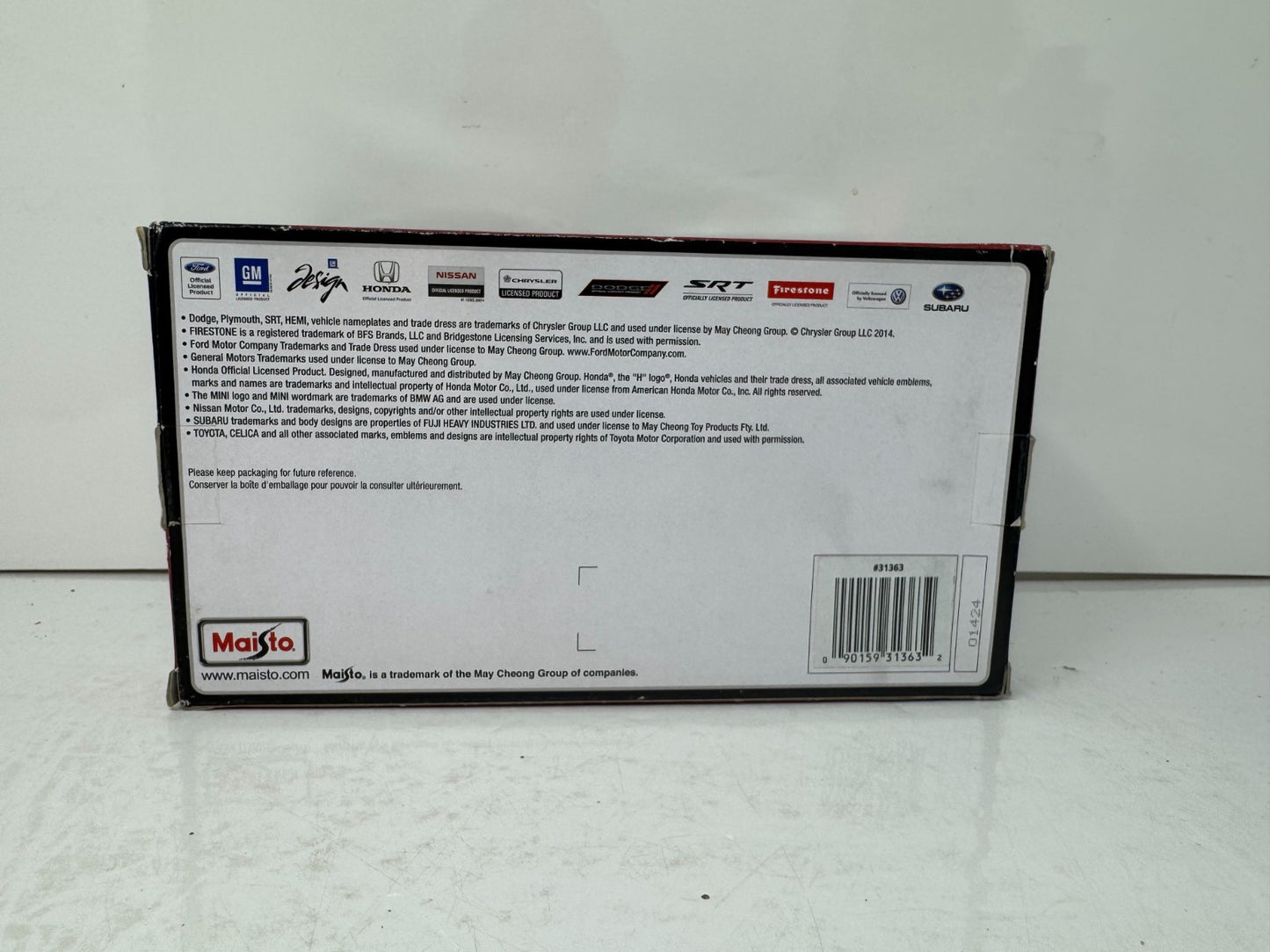 Maisto All Stars 2013 Dodge Viper SRT GTS 1:24 Diecast