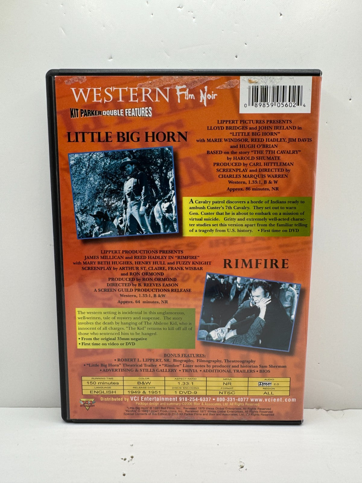 Western Film Noir (DVD) John Ireland Western