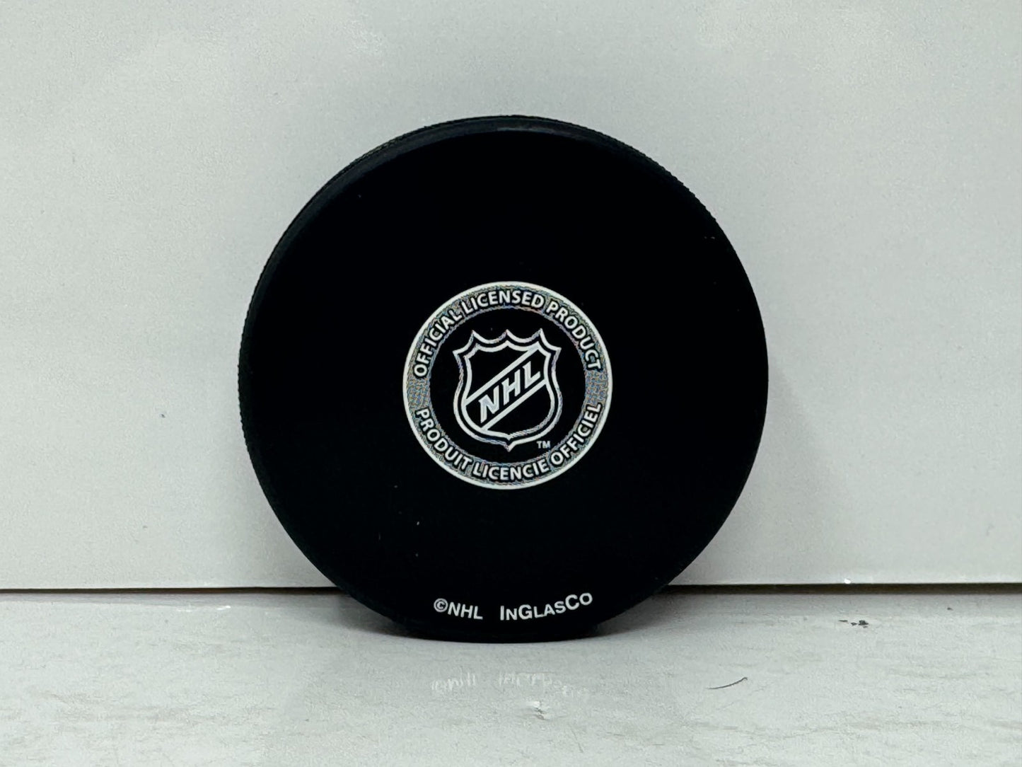 Stu Barnes Florida Panthers Signed NHL Autograph Puck Blue Auto