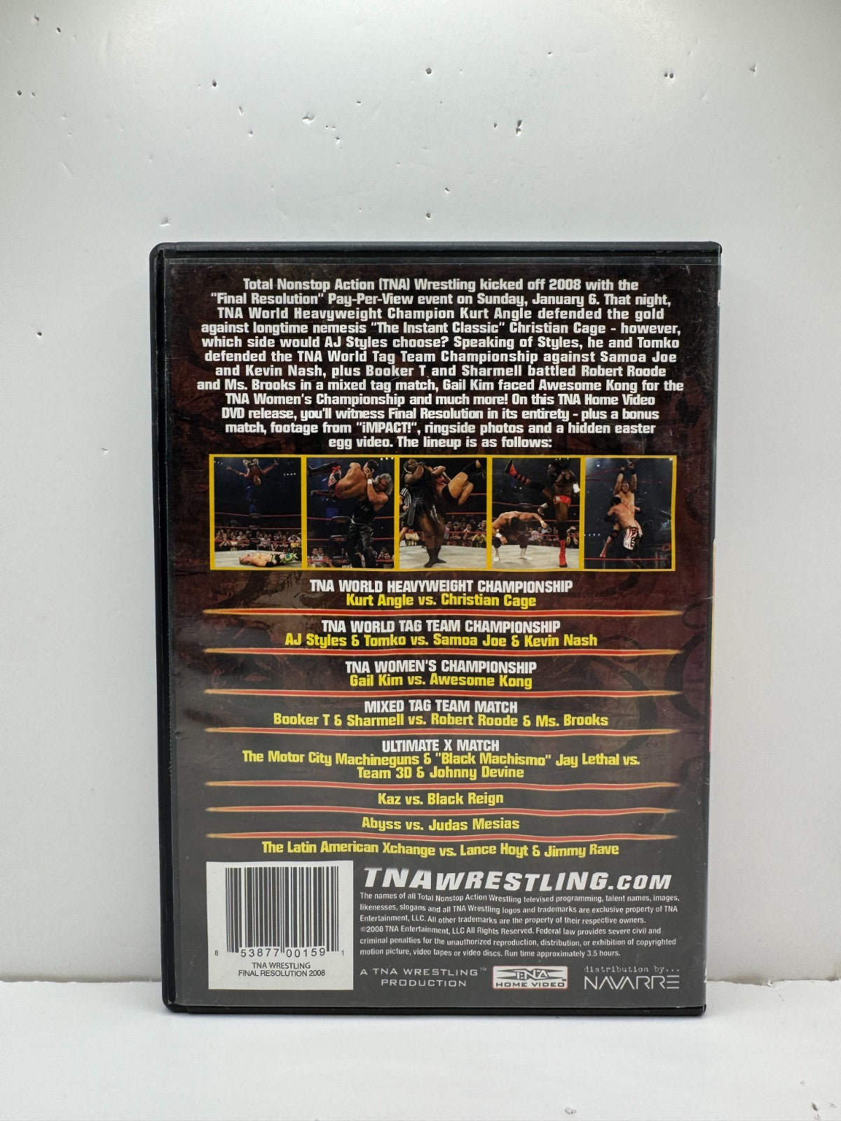 TNA Final Resolution (DVD) TNA Wrestling