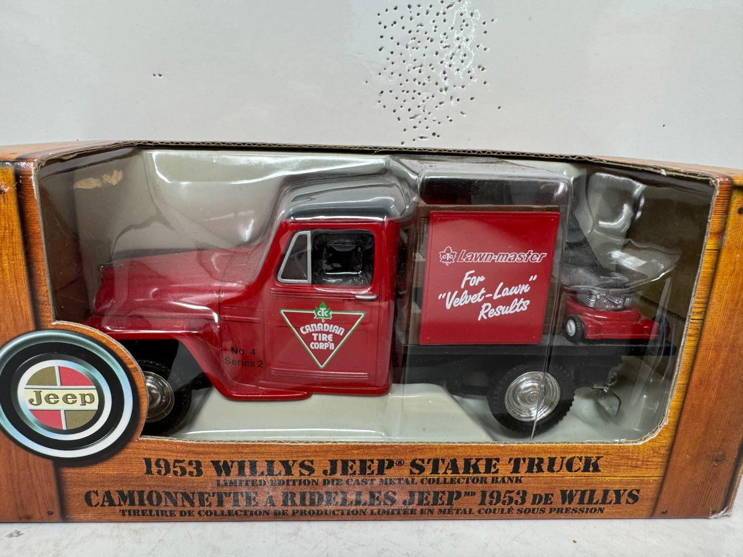 Liberty Classics Canadian Tire 1953 Willys Jeep Stake Truck 1:24 Diecast