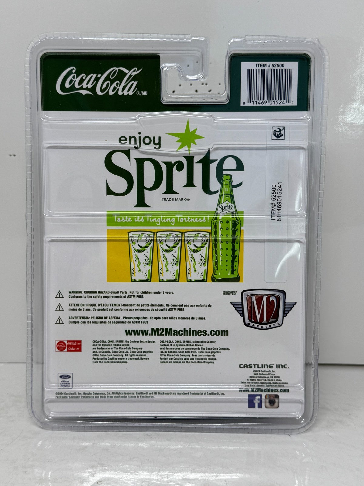 M2 Machines Coca-Cola Sprite 1949 Mercury Custom CHASE 1:64 Diecast