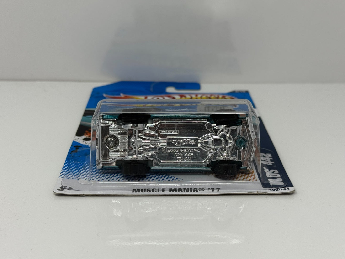 Hot Wheels Muscle Mania 1970 Oldsmobile 442 1:64 Diecast Factory Sealed Teal