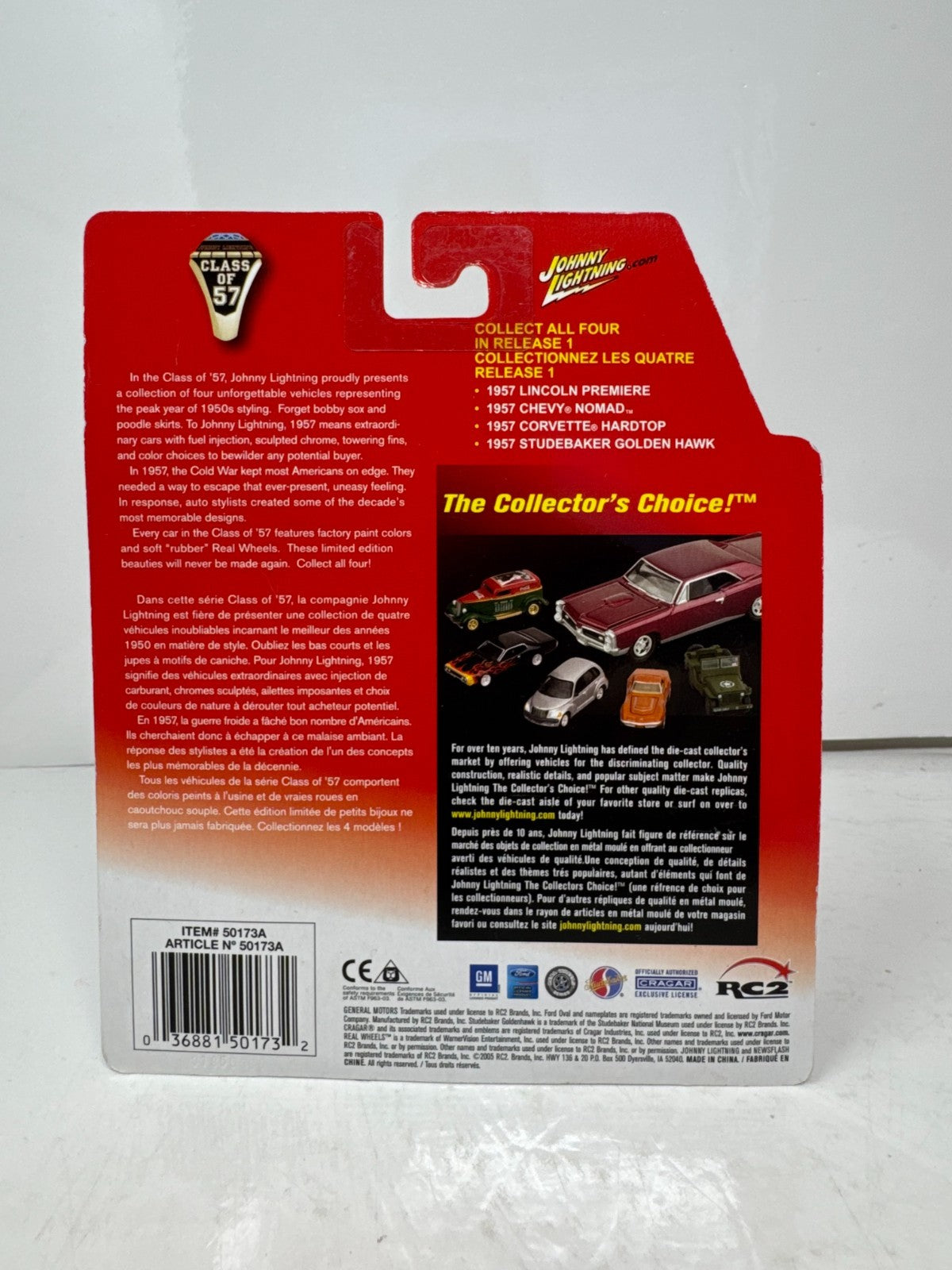 Johnny Lightning Class of 57 1957 Studebaker Golden Hawk 1:64 Diecast