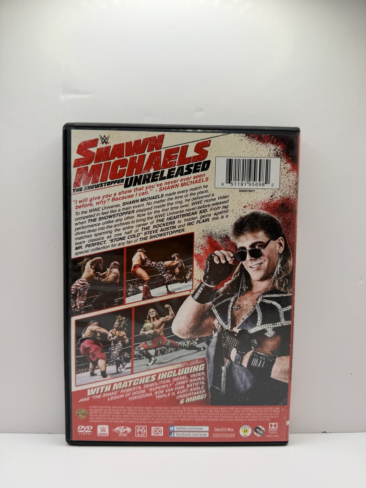 WWE Shawn Michaels The Showstopper Unreleased 3-Disc Set DVD Wrestling