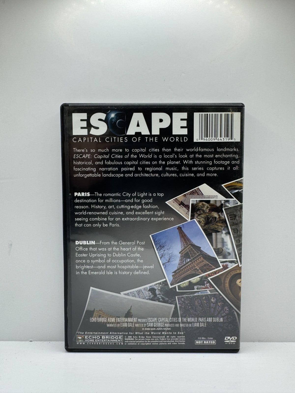 Escape Paris and Dublin (DVD) Travel Documentary