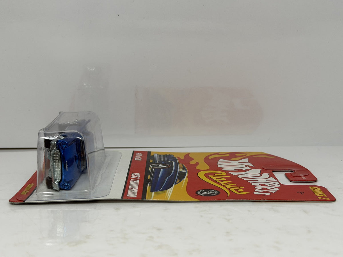 Hot Wheels Classics Series 2 1957 Thunderbird Spectraflame 1:64 Diecast Blue