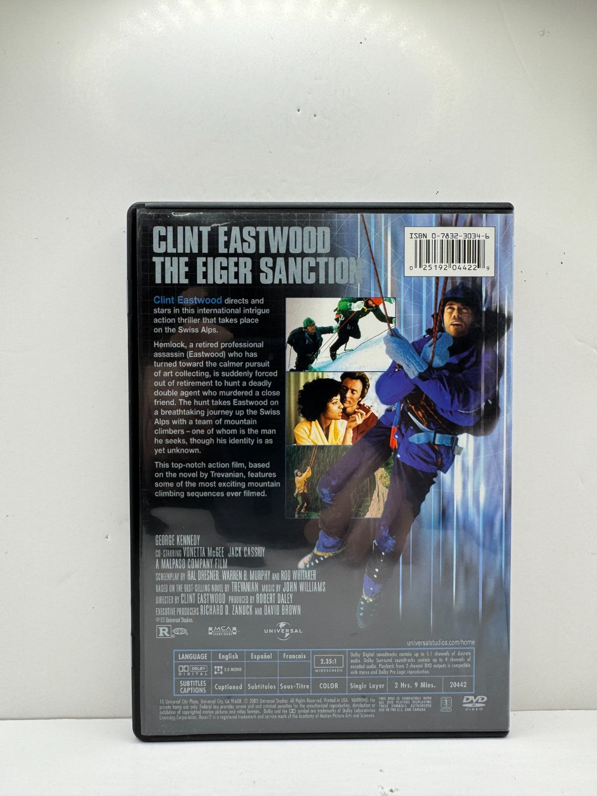 The Eiger Sanction (DVD) Clint Eastwood Action Thriller