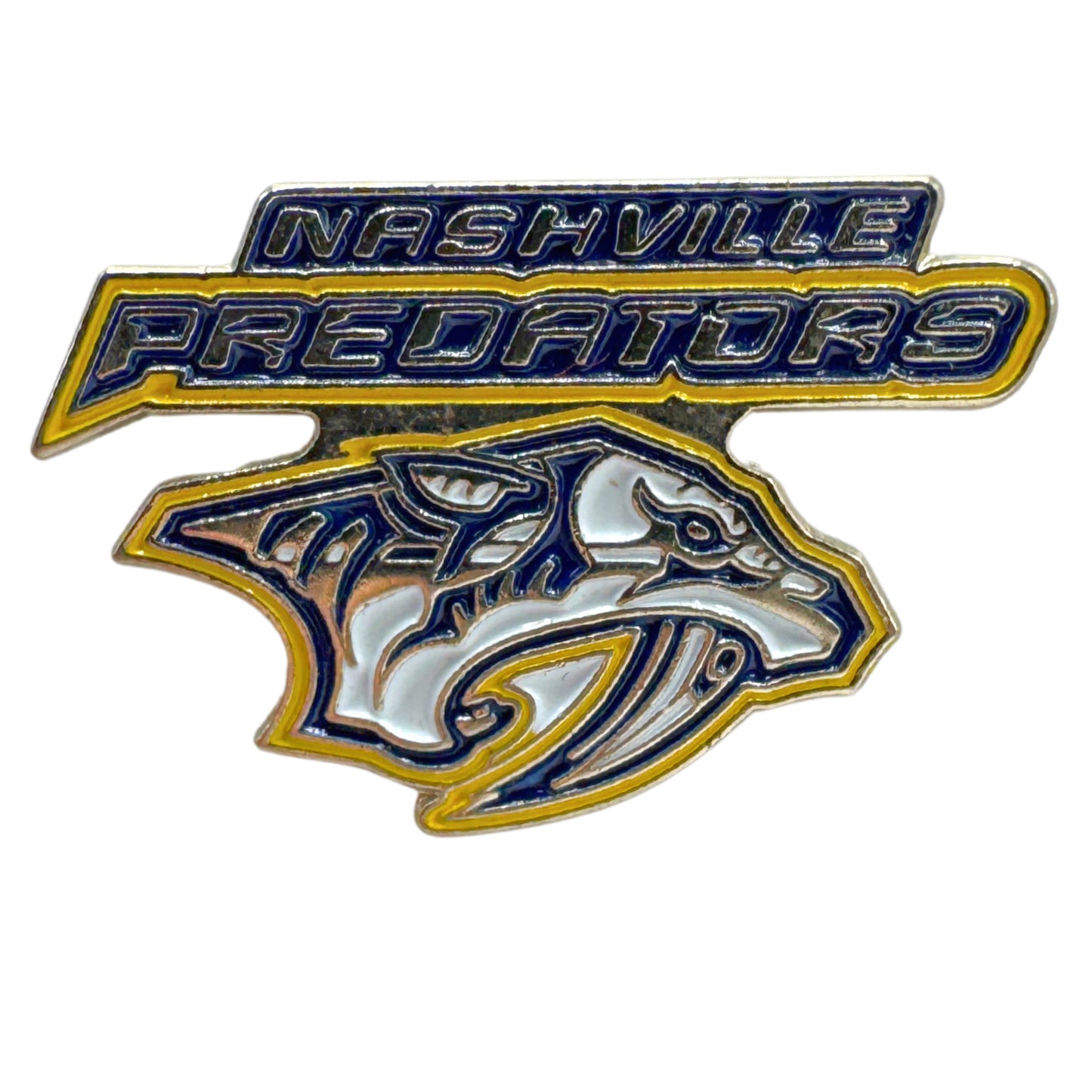 Nashville Predators NHL Hockey Team Logo Lapel Pin UDT1