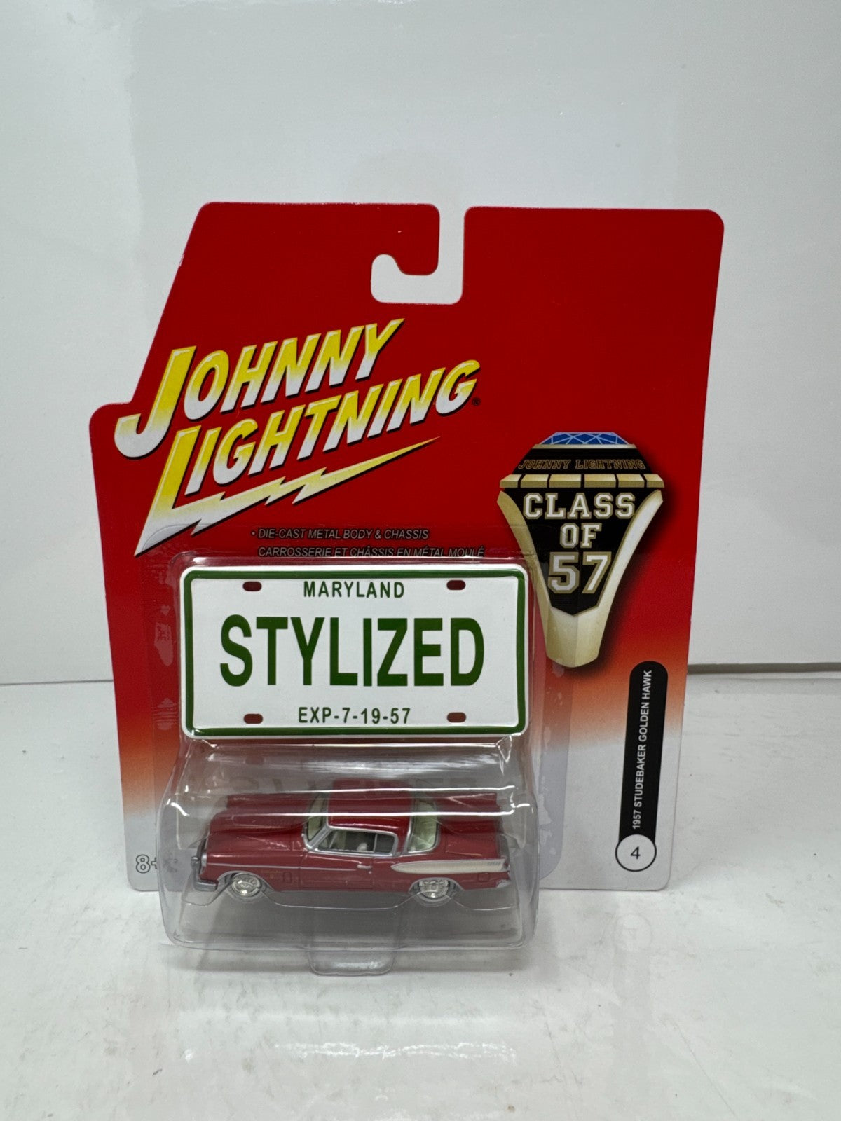 Johnny Lightning Class of 57 1957 Studebaker Golden Hawk 1:64 Diecast