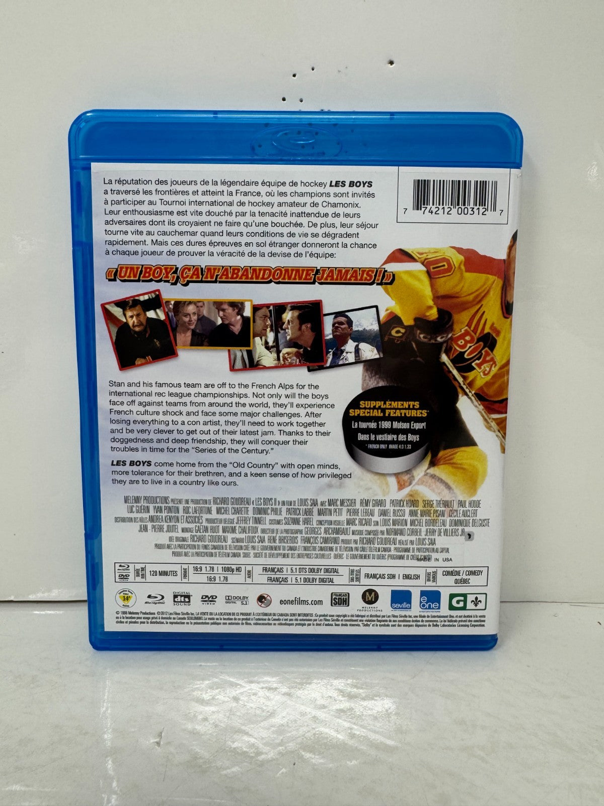 Les Boys II (Blu-ray) Marc Messier Hockey Comedy Good Condition!!!