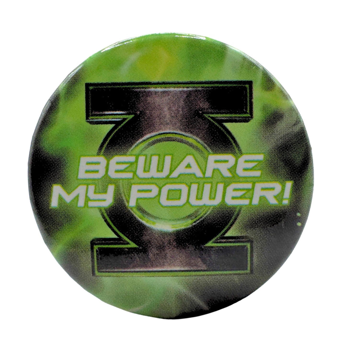 DC Green Lantern Beware My Power Pin-back Button UDT1