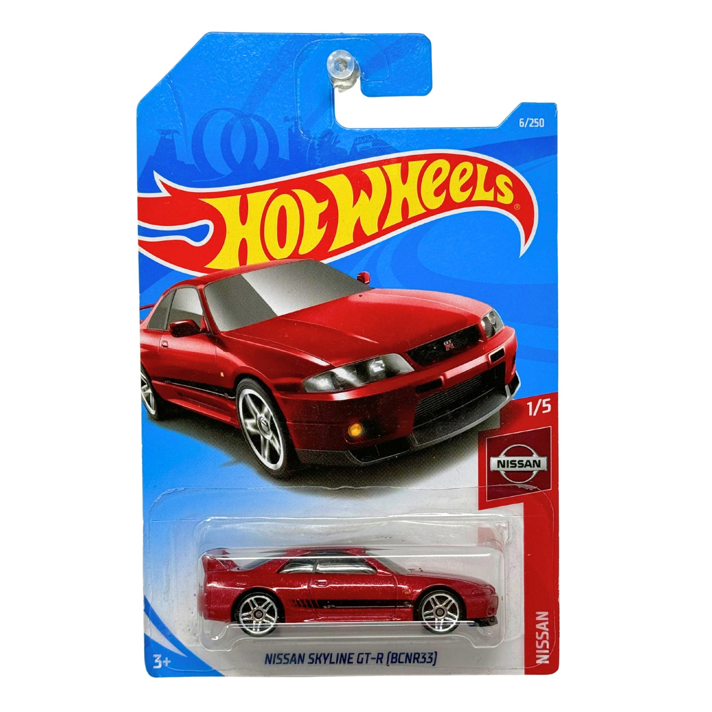 Hot Wheels Nissan Skyline GT-R (BNR33) JDM 1:64 Diecast