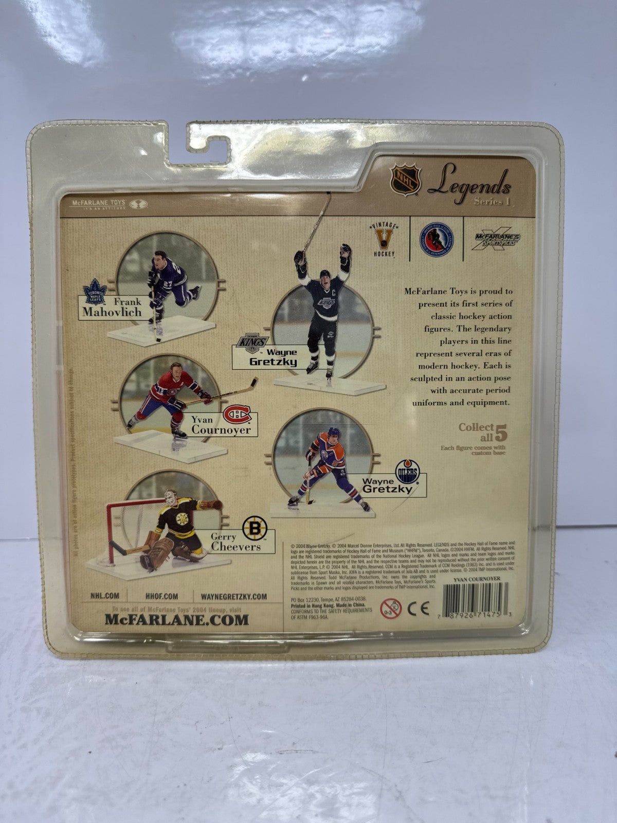 Mcfarlane NHL Yvan Cournoyer Montreal Canadiens Legends Series 1 Figure