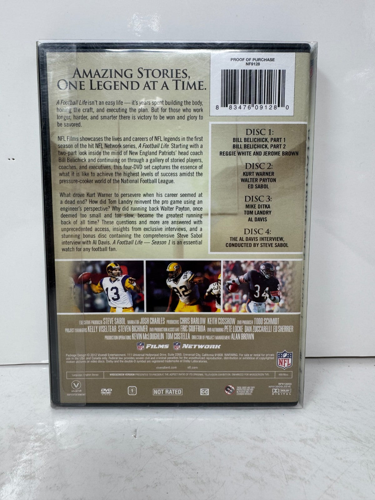 A Football Life: Season 1 (DVD) Sports Good Condition!!!