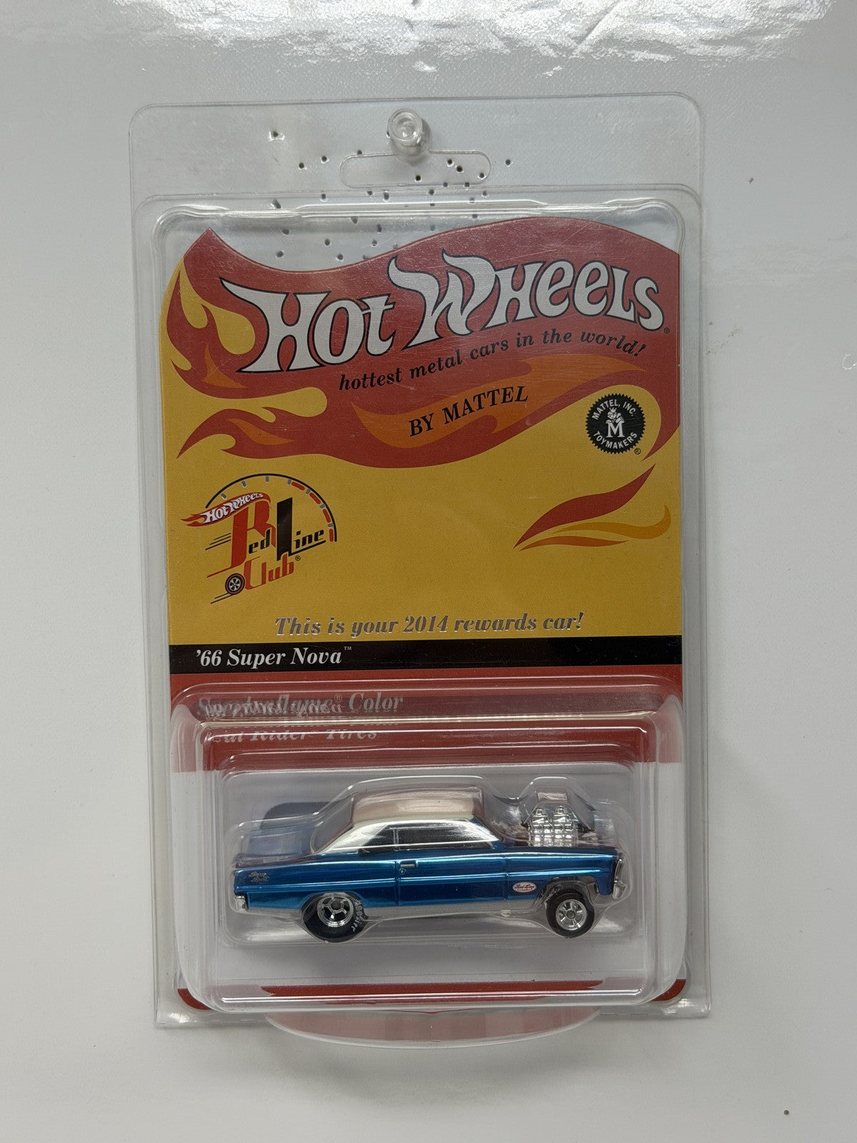 Hot Wheels RLC Red Line Club 2014 Rewards 1966 Super Nova 1:64 Diecast