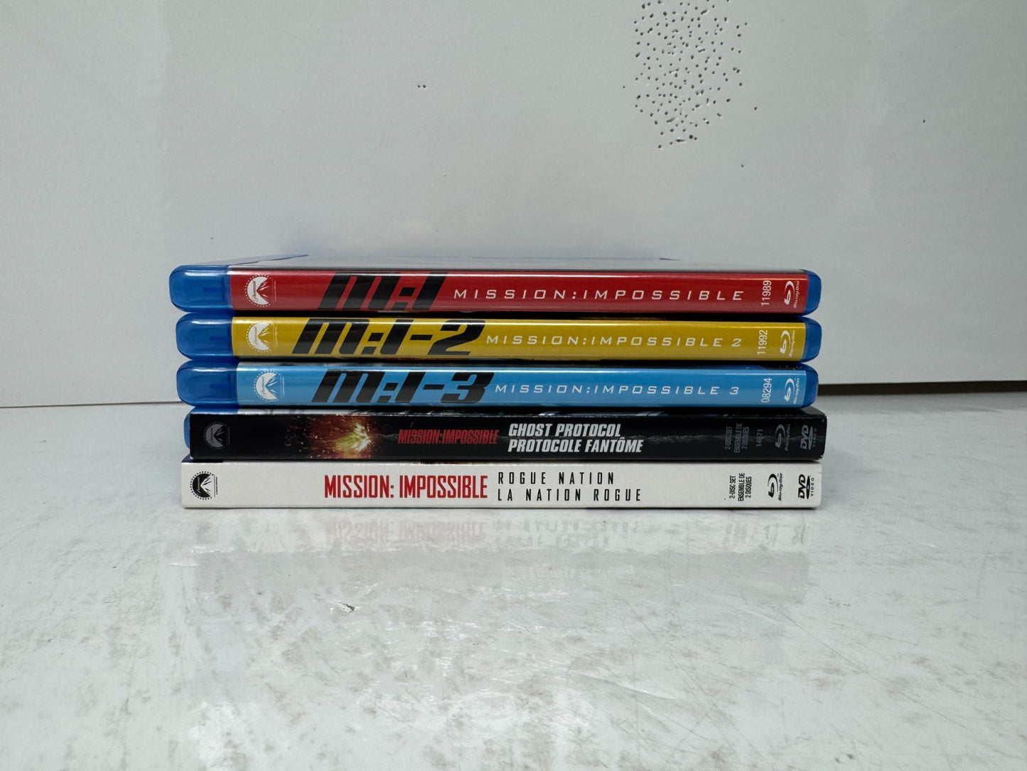 Mission Impossible 1-5 Blu-ray Movie Collection Tom Cruise Action Spy Set