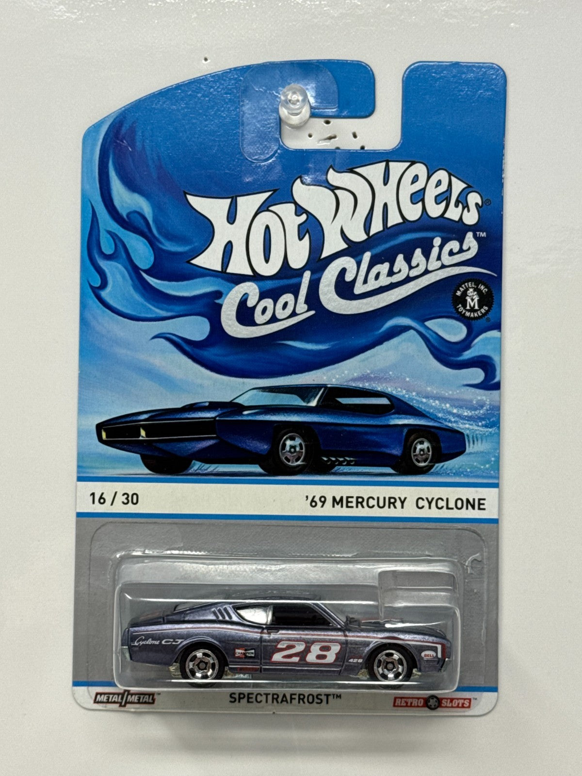 Hot Wheels Cool Classics Custom 1969 Mercury Cyclone Spectrafrost 1:64 Diecast