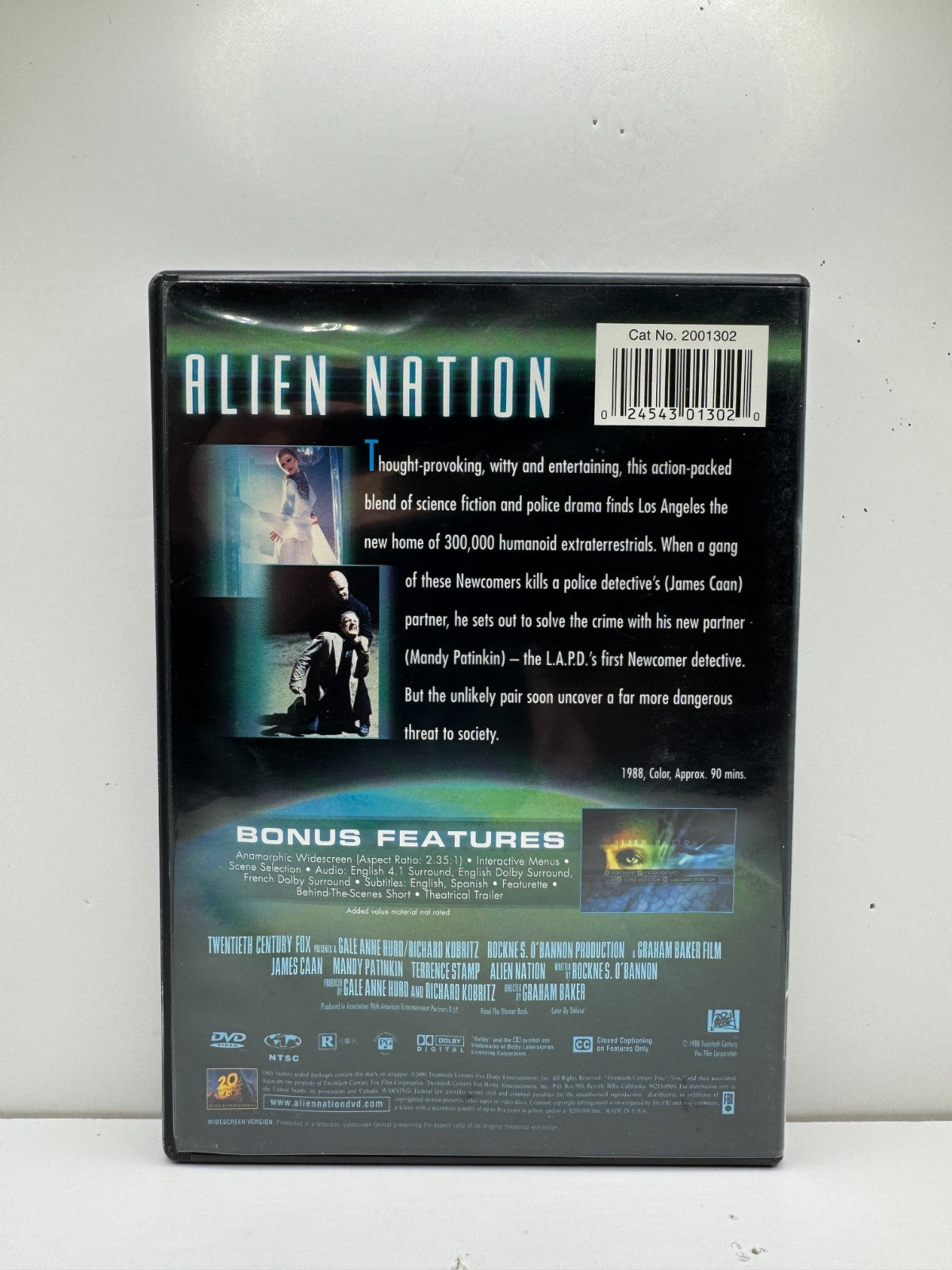 Alien Nation (DVD) James Caan Sci-Fi Crime