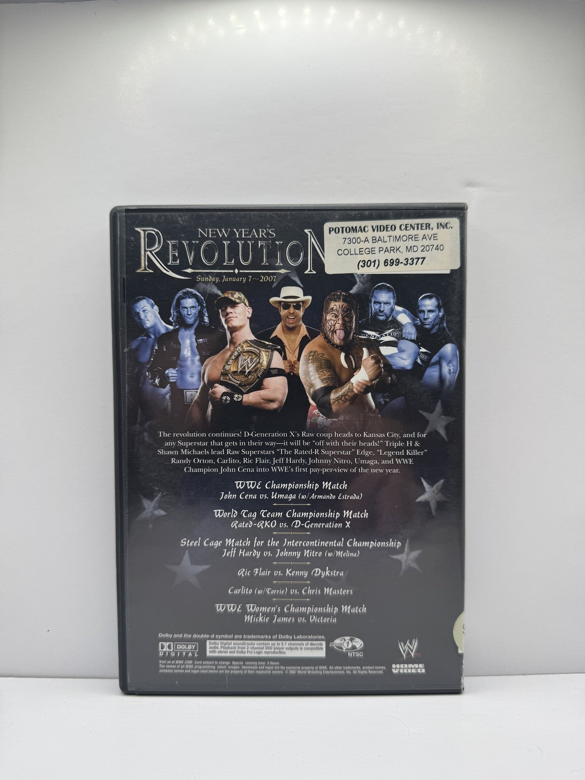 WWE New Year's Revolution 2007 (DVD) WWE Wrestling