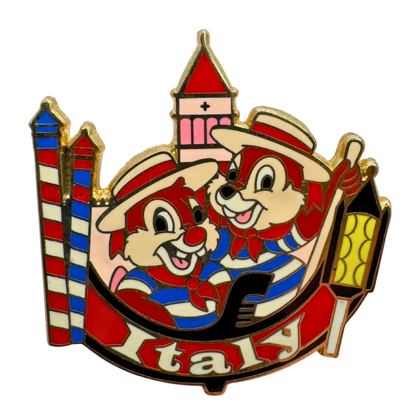 WDW Disney Chip 'n' Dale Italy Epcot World Showcase Trading Pin DC1S1