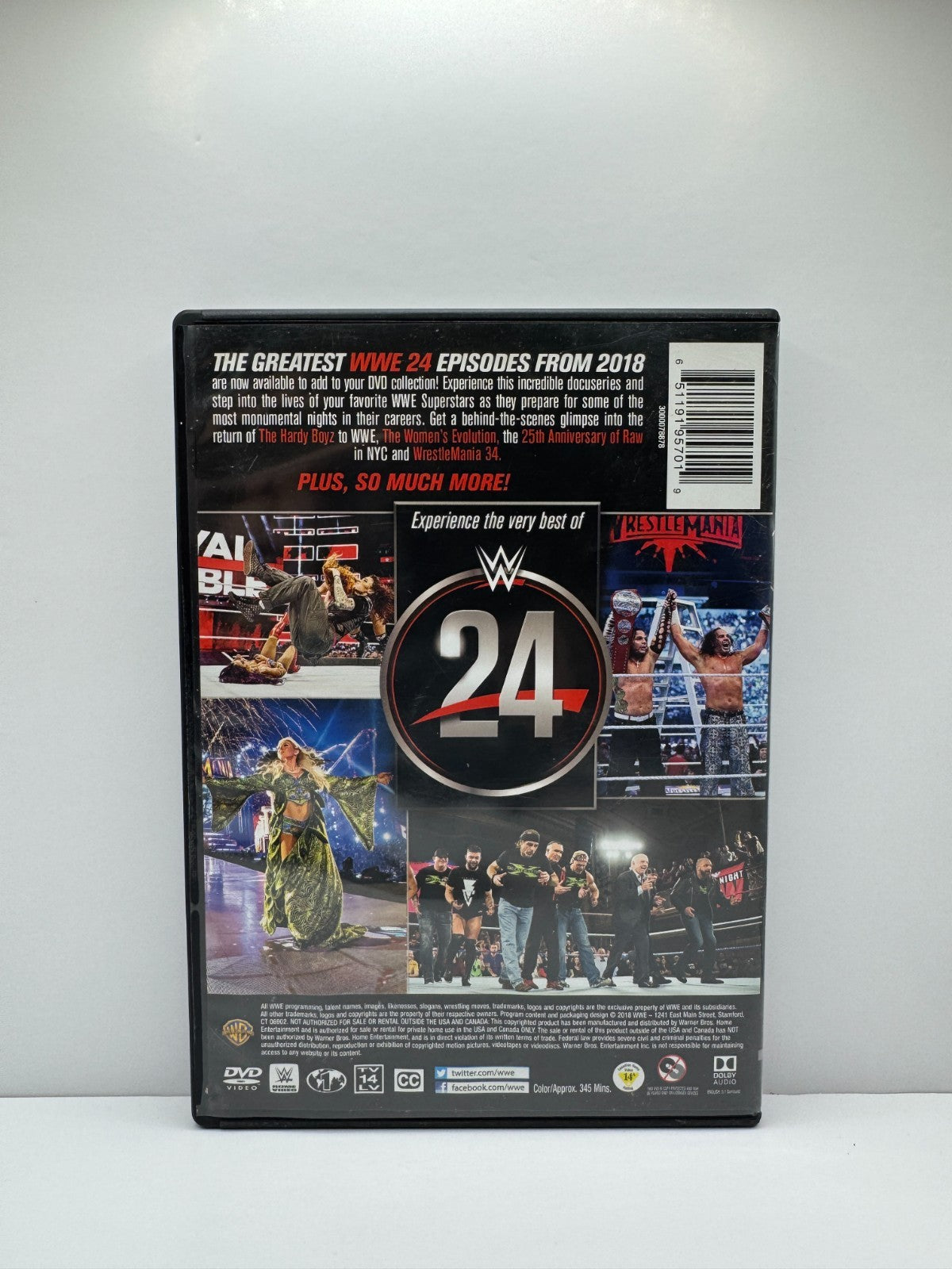 WWE: 24 The Best of 2018 (DVD) WWE Wrestling