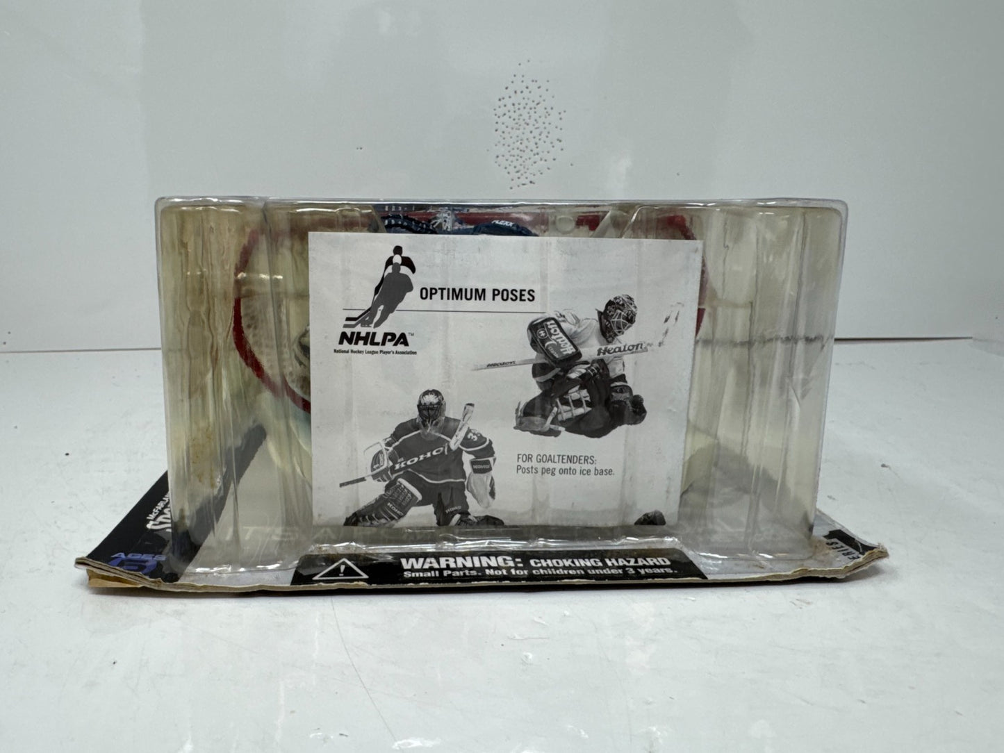 McFarlane NHLPA Curtis Joseph Toronto Maple Leafs White Jersey NHLPA Logo Figure