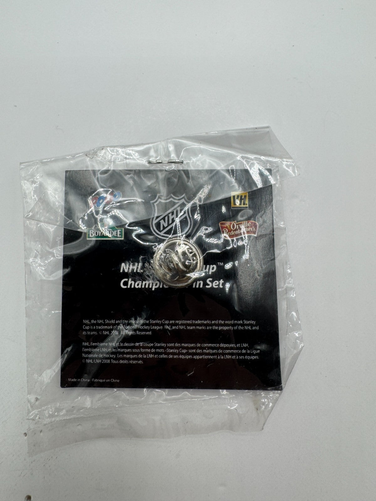 Edmonton Oilers Vintage NHL Stanley Cup Champions Pin 1984-1990