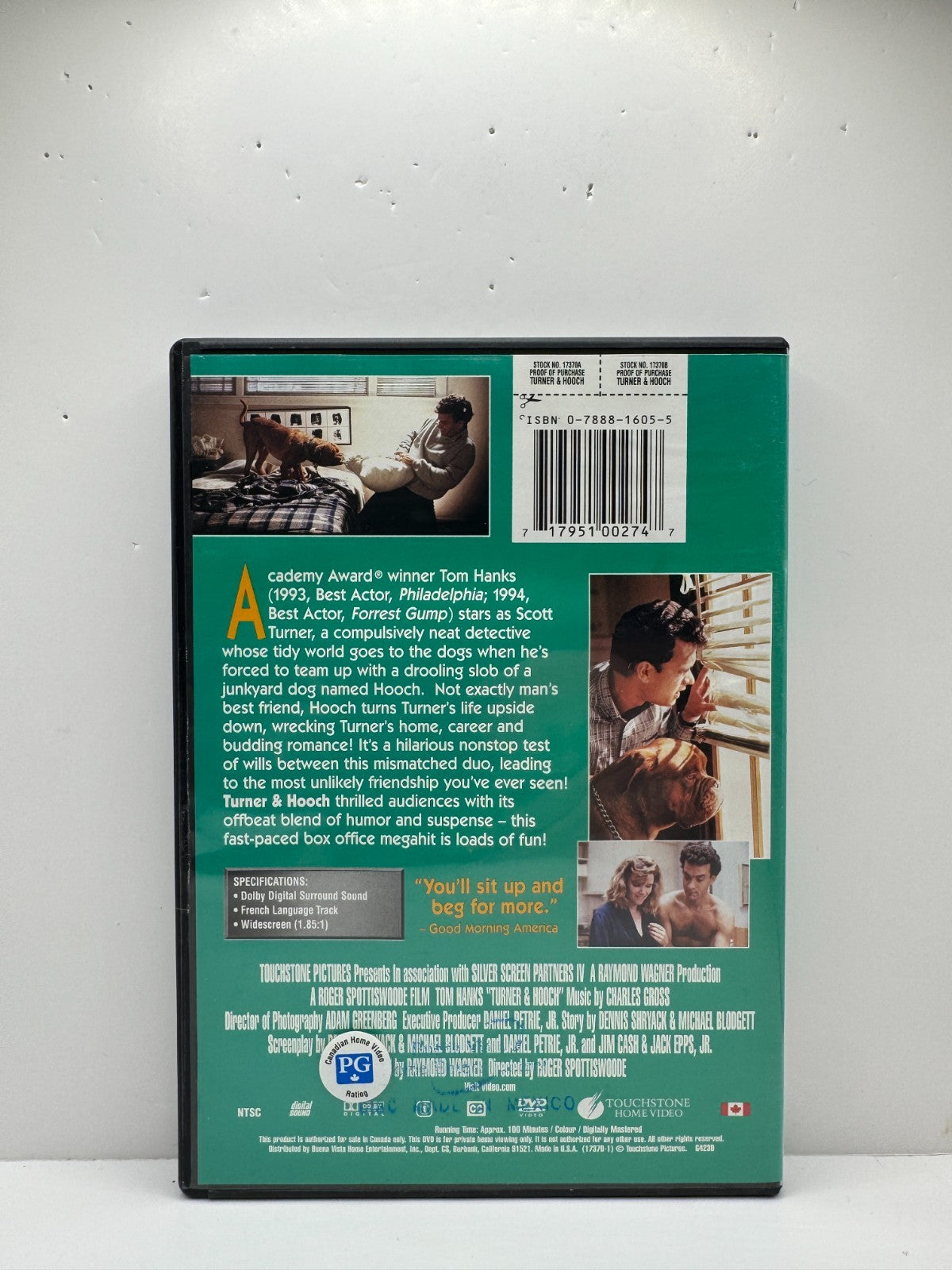Turner & Hooch (DVD) Tom Hanks Comedy