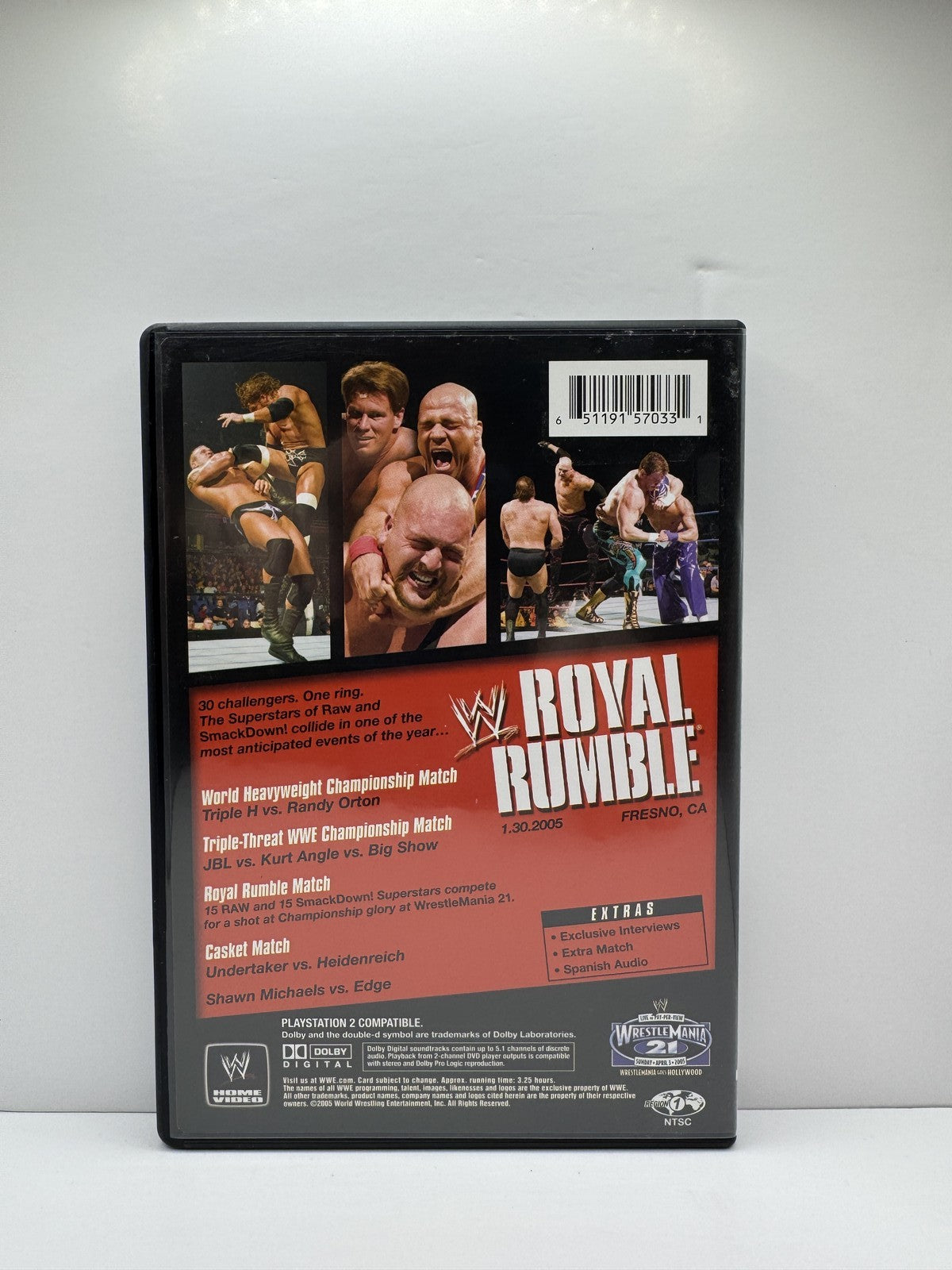 WWE Royal Rumble 2005 (DVD) WWE Wrestling