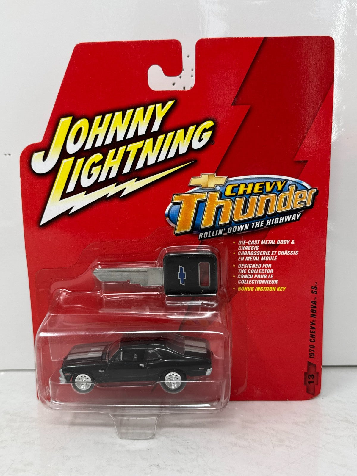Johnny Lightning Chevy Thunder 1970 Chevy Nova SS 1:64 Diecast