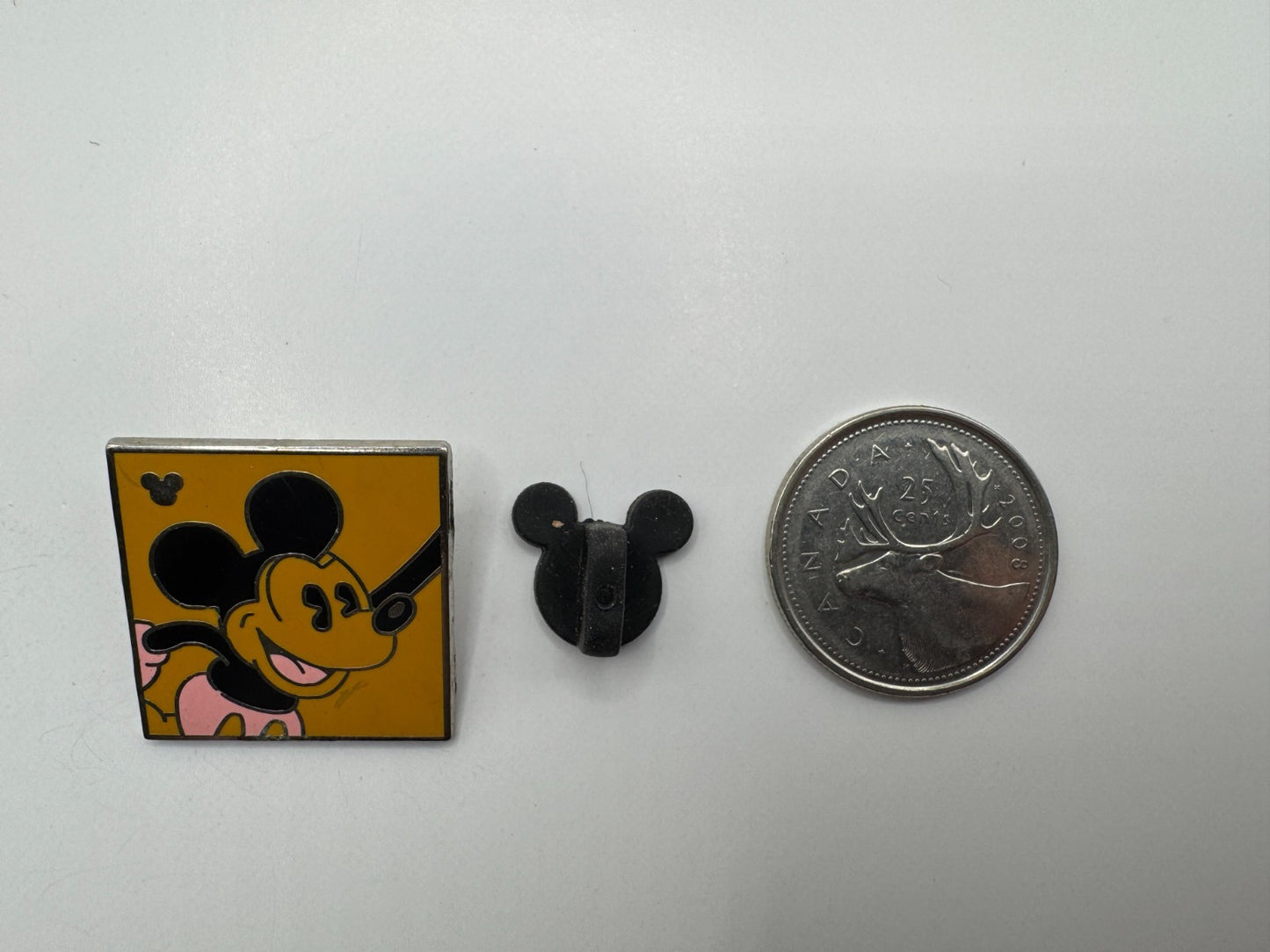 WDW Disney Neon Mickey Mouse Orange Hidden Mickey Trading Pin DC2S1