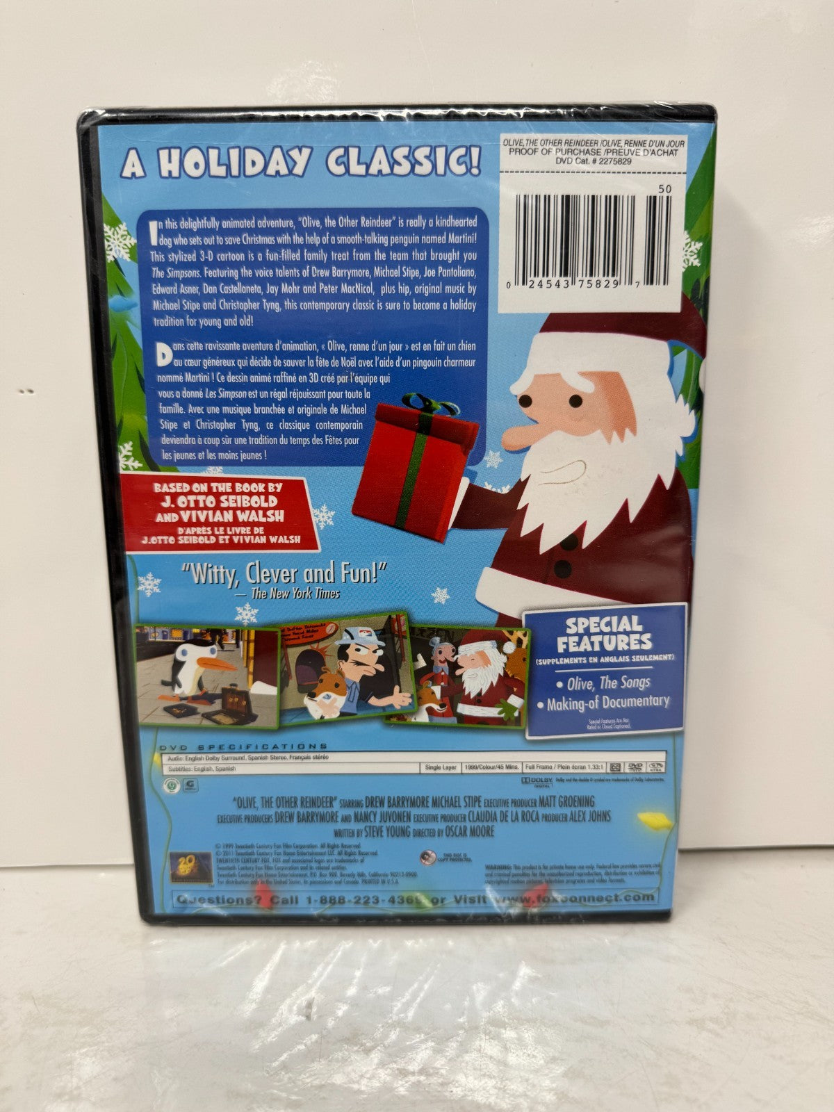 Olive the Other Reindeer (DVD) Kids Cartoon Brand New and Sealed!!!